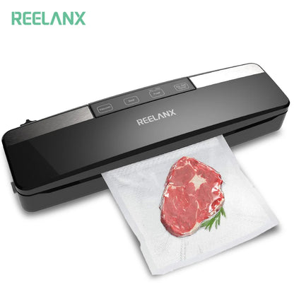 REELANX Vacuum Sealer V2 – 125W Automatic Food Packing Machine with Cutter