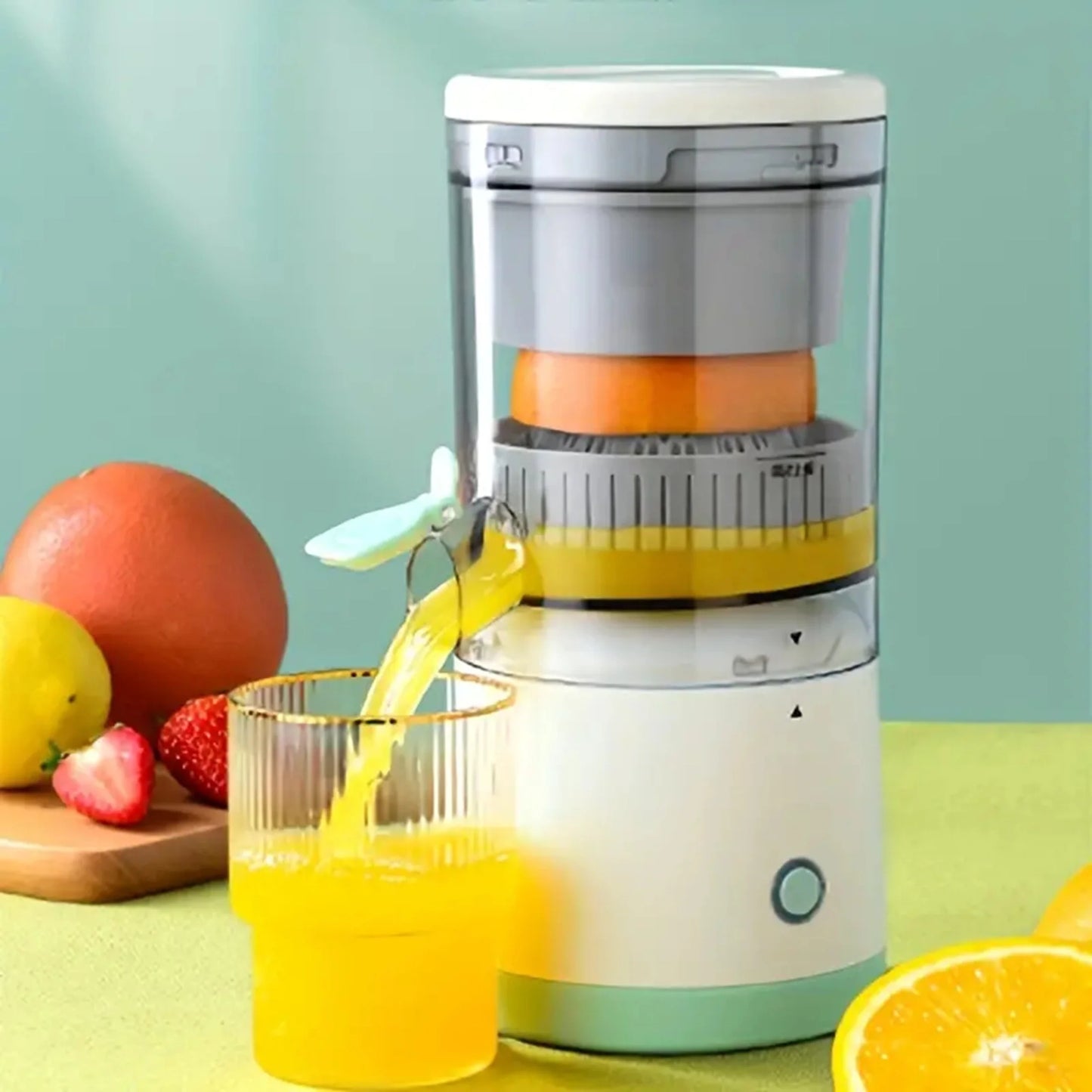 Electric Citrus Juicer – USB Rechargeable Wireless Fruit Blender