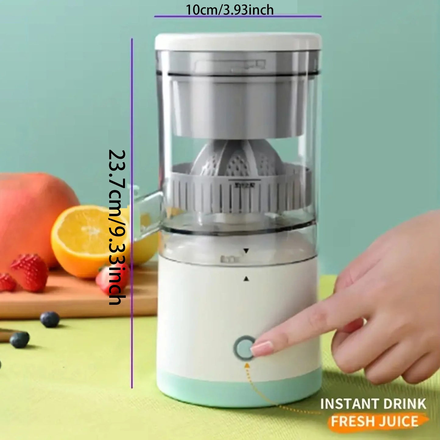 Electric Citrus Juicer – USB Rechargeable Wireless Fruit Blender