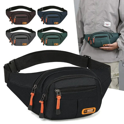 Waterproof Oxford Waist Bag – Large Capacity Fanny Pack