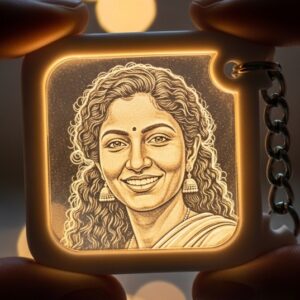 Personalized Lithophane Photo Keychain | Photo Keychain | Keychain Gift | Gift for Loved Ones