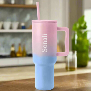 Personalized Gradient Travel Tumbler – Customized Water Bottle – Perfect For Daily Use – Perfect For Gifting