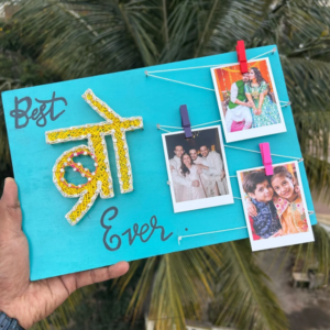 Handmade String Art Frame for Brother – Perfect Gift For Raksha Bandhan – Best Gift For Brother