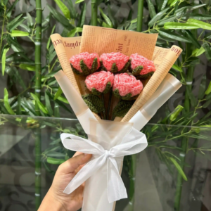 5 Pink Roses Bouquet